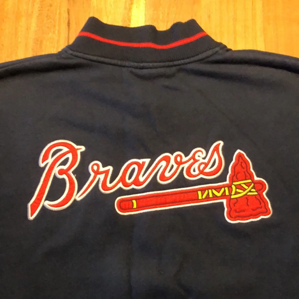Nike Atlanta Braves bomber zip hoodie - Picture 3 of 4